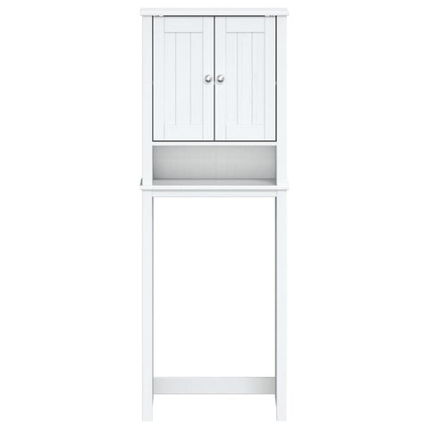 vidaXL Over-the-Toilet Storage BERG White 60x27x164.5 cm Solid Wood