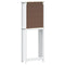 vidaXL Over-the-Toilet Storage BERG White 60x27x164.5 cm Solid Wood