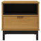vidaXL Side Table FLAM 50x50x50 cm Solid Wood Pine