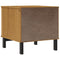 vidaXL Side Table FLAM 50x50x50 cm Solid Wood Pine