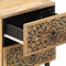 vidaXL Bedside Cabinet 40x33x46 cm Solid Wood Mango
