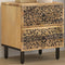 vidaXL Bedside Cabinet 40x33x46 cm Solid Wood Mango