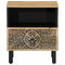 vidaXL Bedside Cabinet 40x33x46 cm Solid Wood Mango