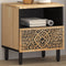 vidaXL Bedside Cabinet 40x33x46 cm Solid Wood Mango