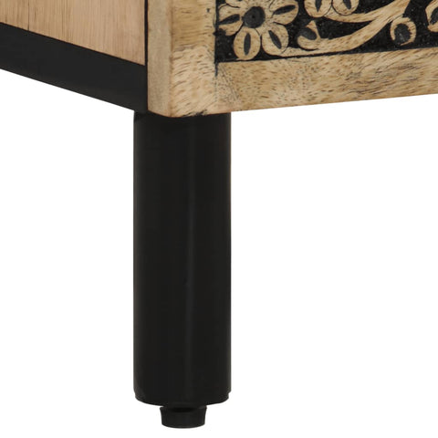 vidaXL Bedside Cabinet 50x33x60 cm Solid Wood Mango