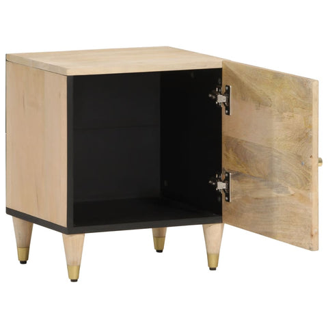 vidaXL Bedside Cabinet 40x33x46 cm Solid Wood Mango