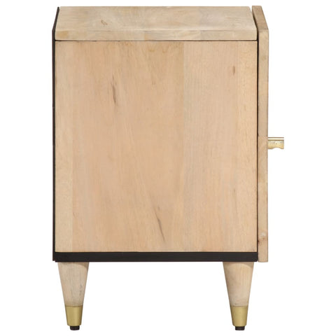 vidaXL Bedside Cabinet 40x33x46 cm Solid Wood Mango