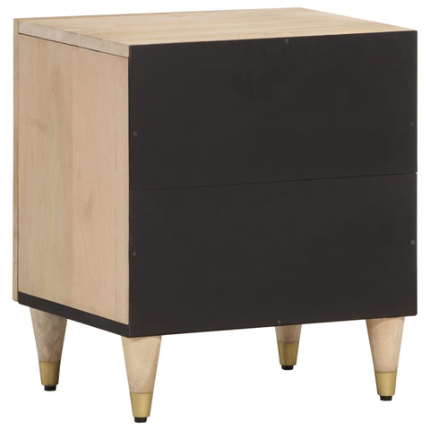 vidaXL Bedside Cabinets 2 pcs 40x33x46 cm Solid Wood Mango