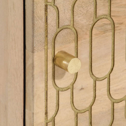 vidaXL Bedside Cabinets 2 pcs 40x33x46 cm Solid Wood Mango