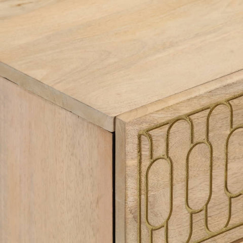 vidaXL Bedside Cabinets 2 pcs 40x33x46 cm Solid Wood Mango