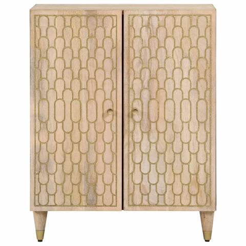 vidaXL Side Cabinet 60x33x75 cm Solid Wood Mango