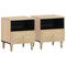 vidaXL Bedside Cabinets 2 pcs 40x33x46 cm Solid Wood Mango