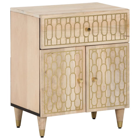 vidaXL Bedside Cabinet 50x33x60 cm Solid Wood Mango
