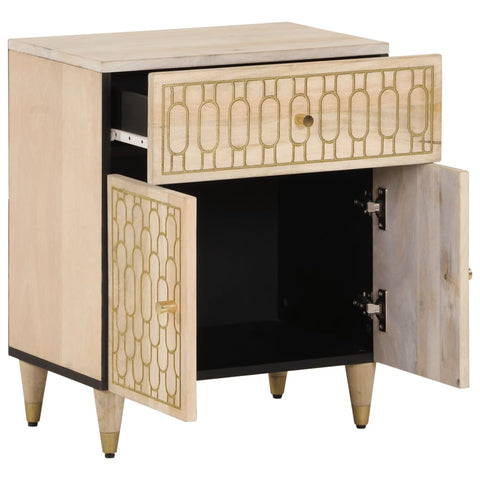 vidaXL Bedside Cabinet 50x33x60 cm Solid Wood Mango
