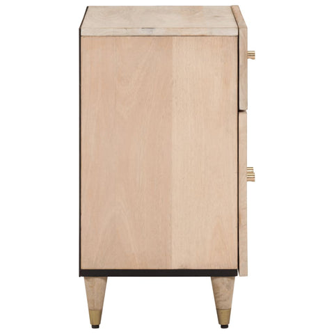 vidaXL Bedside Cabinet 50x33x60 cm Solid Wood Mango