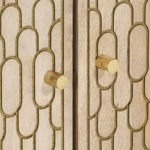 vidaXL Bathroom Sink Cabinet 62x33x58 cm Solid Wood Mango