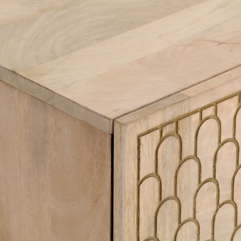 vidaXL Bathroom Wall Cabinet 38x33x48 cm Solid Wood Mango