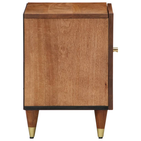 vidaXL Bedside Cabinet 40x33x46 cm Solid Wood Mango