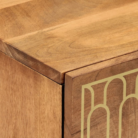 vidaXL Bedside Cabinet 40x33x46 cm Solid Wood Mango