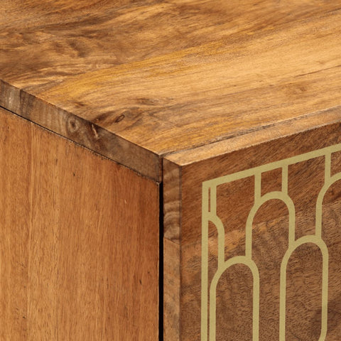 vidaXL Side Cabinet 60x33x75 cm Solid Wood Mango