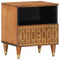 vidaXL Bedside Cabinet 40x33x46 cm Solid Wood Mango