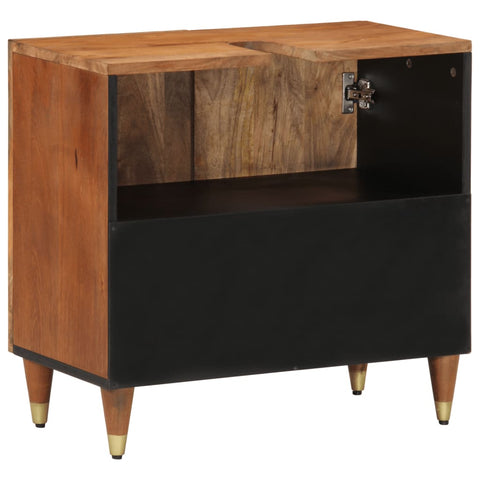 vidaXL Bathroom Sink Cabinet 62x33x58 cm Solid Wood Mango
