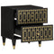 vidaXL Bedside Cabinet 40x33x46 cm Solid Wood Mango