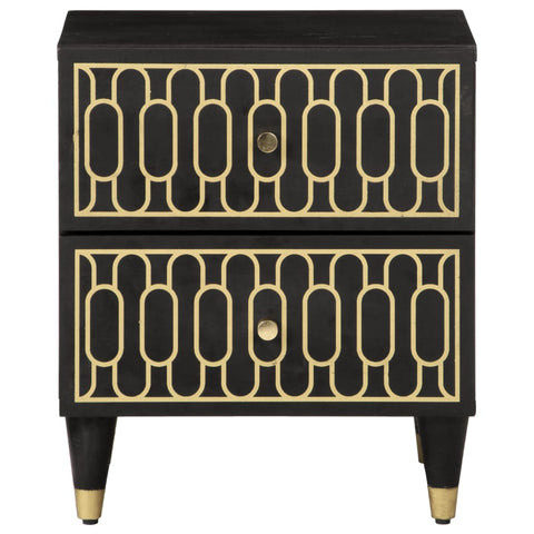 vidaXL Bedside Cabinet 40x33x46 cm Solid Wood Mango