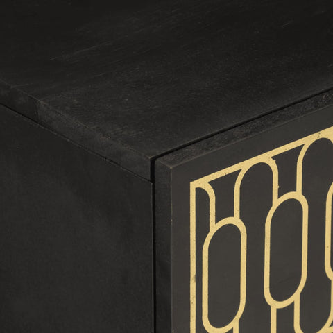 vidaXL Bedside Cabinet 40x33x46 cm Solid Wood Mango