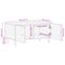 vidaXL Coffee Table 80x50x40 cm Solid Wood Mango