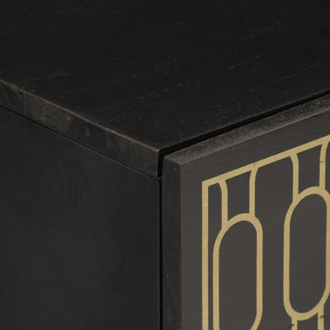 vidaXL Bedside Cabinet 50x33x60 cm Solid Wood Mango
