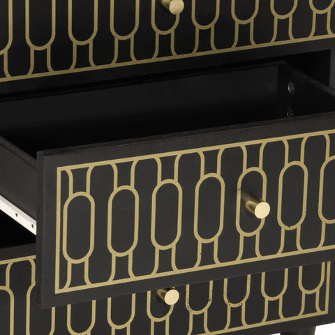 vidaXL Bedside Cabinet 50x33x60 cm Solid Wood Mango