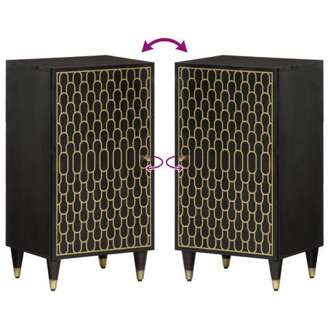 vidaXL Side Cabinet 40x33x75 cm Solid Wood Mango