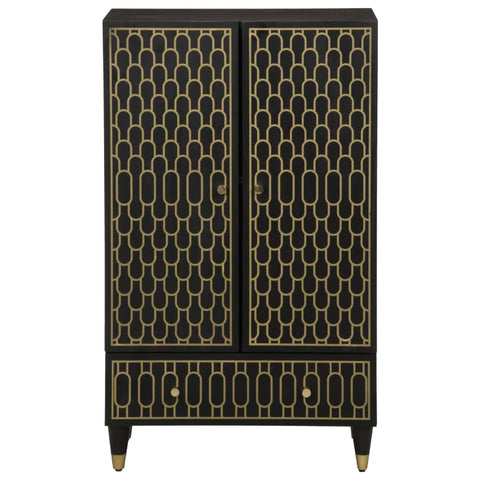 vidaXL Highboard 60x33x100 cm Solid Wood Mango