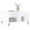 vidaXL Coffee Table High Gloss White 60x50x36.5 cm Engineered Wood