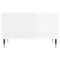 vidaXL Coffee Table High Gloss White 60x50x36.5 cm Engineered Wood
