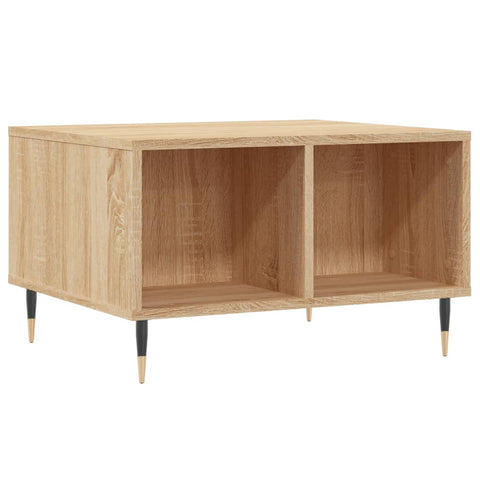 vidaXL Coffee Table Sonoma Oak 60x50x36.5 cm Engineered Wood