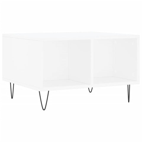 vidaXL Coffee Table White 60x50x36.5 cm Engineered Wood