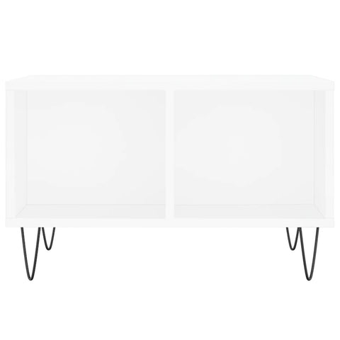 vidaXL Coffee Table White 60x50x36.5 cm Engineered Wood