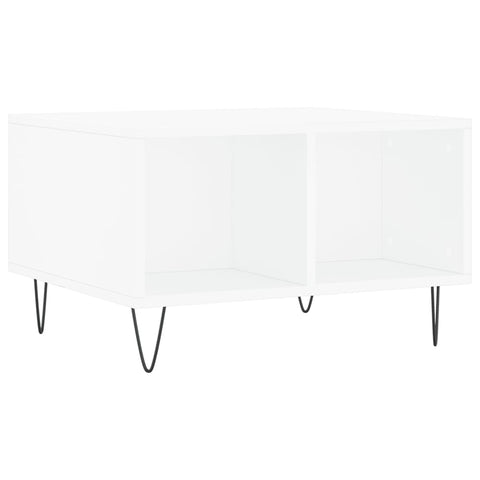 vidaXL Coffee Table White 60x50x36.5 cm Engineered Wood