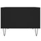vidaXL Coffee Table Black 60x50x36.5 cm Engineered Wood
