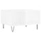 vidaXL Coffee Table High Gloss White 60x50x36.5 cm Engineered Wood