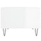 vidaXL Coffee Table High Gloss White 60x50x36.5 cm Engineered Wood