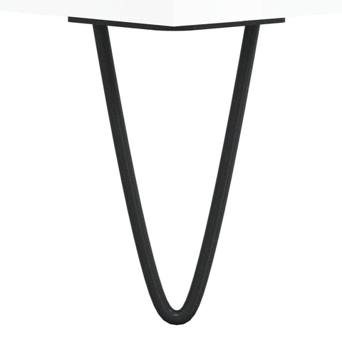 vidaXL Coffee Table High Gloss White 60x50x36.5 cm Engineered Wood