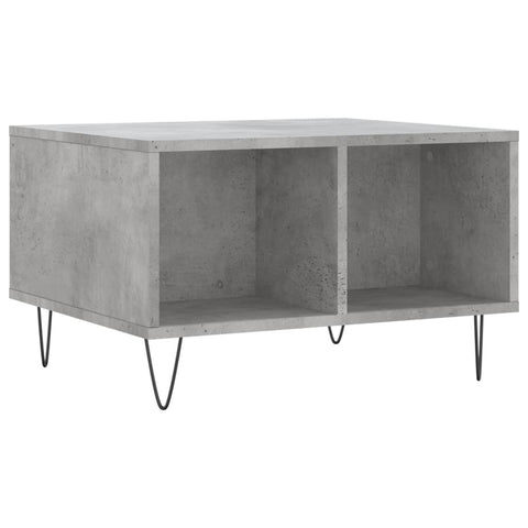 vidaXL Coffee Table Concrete Grey 60x50x36.5 cm Engineered Wood
