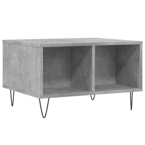 vidaXL Coffee Table Concrete Grey 60x50x36.5 cm Engineered Wood