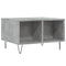 vidaXL Coffee Table Concrete Grey 60x50x36.5 cm Engineered Wood