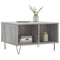 vidaXL Coffee Table Grey Sonoma 60x50x36.5 cm Engineered Wood