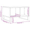 vidaXL Coffee Table White 60x50x36.5 cm Engineered Wood
