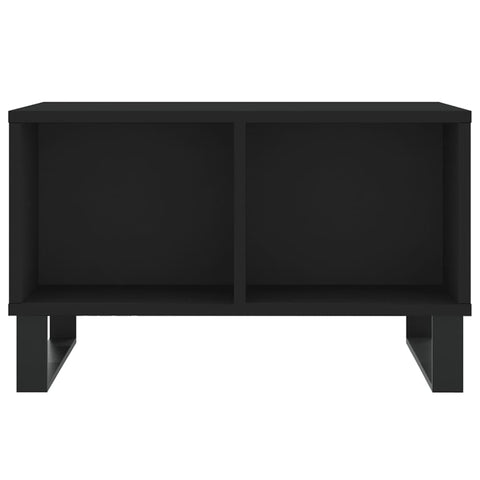 vidaXL Coffee Table Black 60x50x36.5 cm Engineered Wood